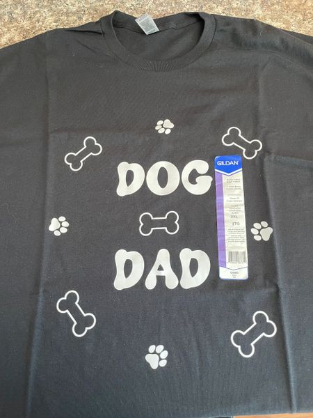 Dog Dad Adult Tshirt