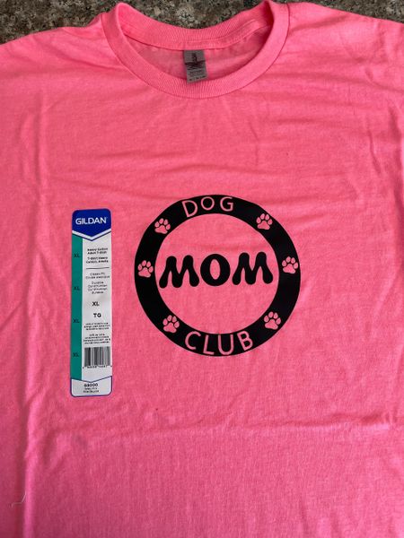 Dog Mom Club Adult T Shirt