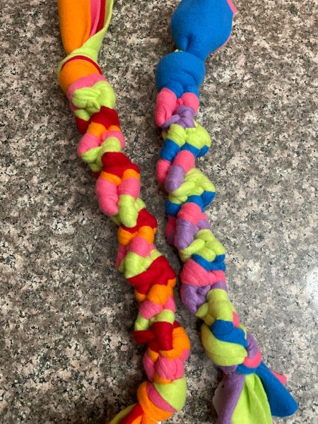 Fleece Tug/Rope Toy (4 strand)