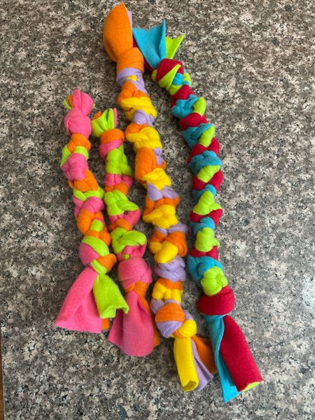 Fleece Tug /Rope Toy (3 strand)