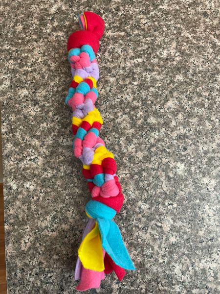 Fleece Tug/ Rope Toy (5 strand)