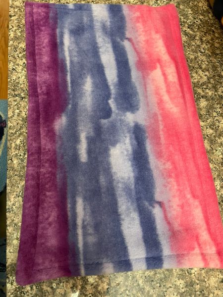 Colorful streaks blanket ( small)