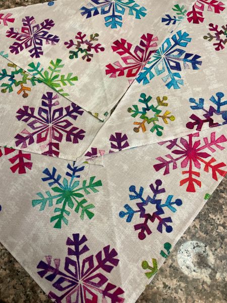 Multi color snowflakes