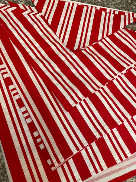 Red and white stripes