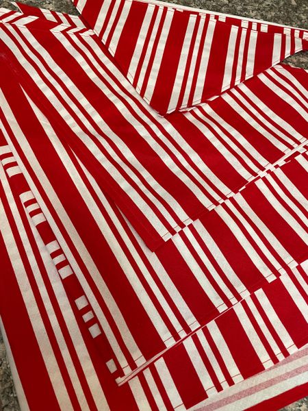 Red and white stripes