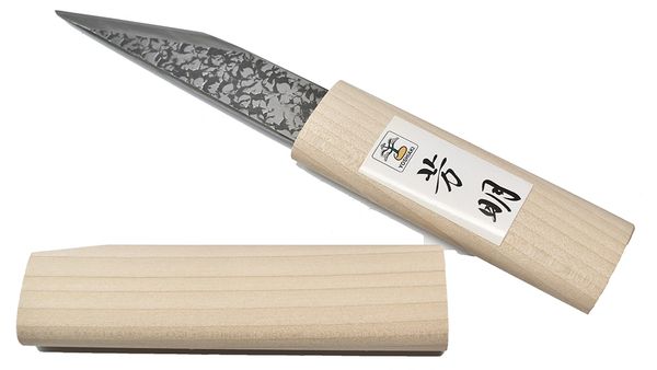 Grafting Knife with Wooden Sheath - Yoshiaki (Right Handed)