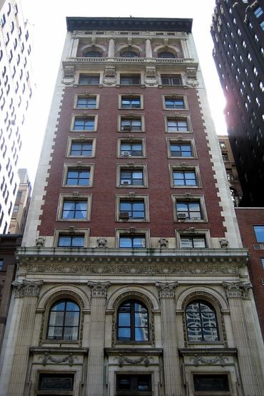 The Engineer's Club building on the south side of Bryant Park at 32 West 40th Street