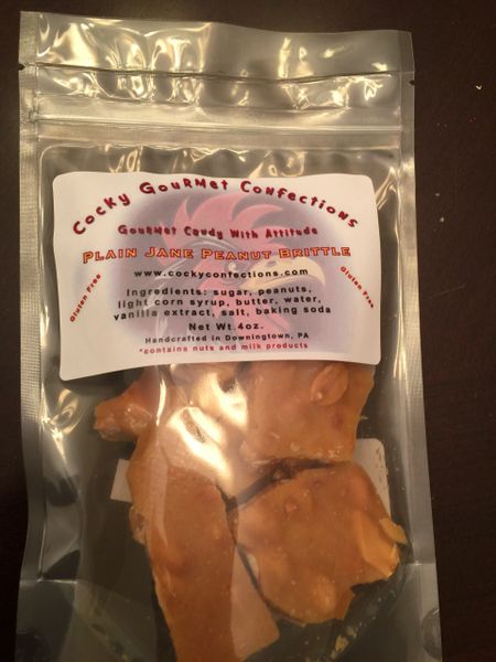 Old Fashioned Peanut Brittle (4 oz resealable pouch)