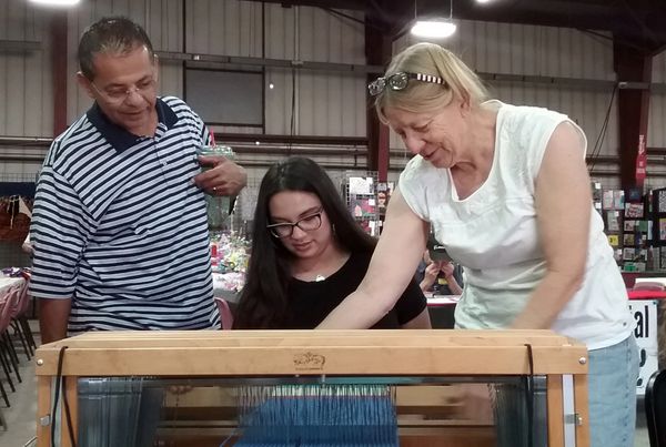 Demonstrating Weaving
Maricopa County Fair