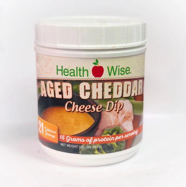 Aged Cheddar Cheese Dip (21 servings) - High Protein