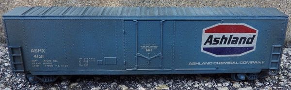 Ashland 50 ft sd boxcar HO decal set.