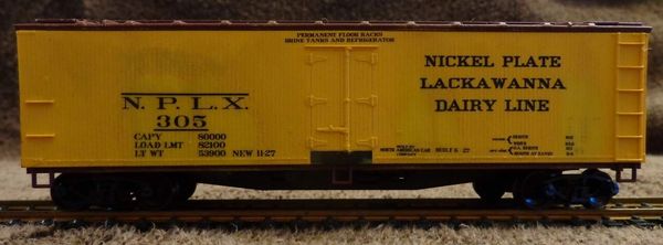 Tichy Train Group O #10311O NADX 40' Wood Reefer Decal Butterfinger/Baby Ruth 