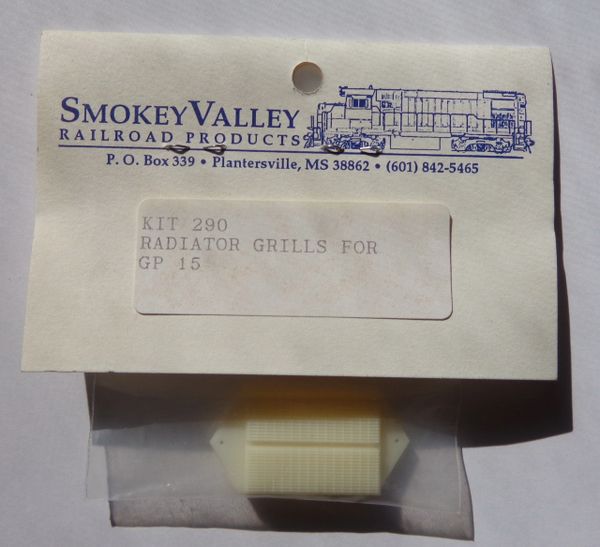 SMOKEY VALLEY GP 15 RADIATOR GRILL 2 PCS IN PKG. HO SCALE