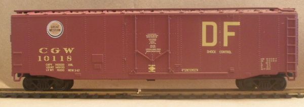 CHICAGO GREAT WESTERN 50 FT BOXCAR HO DECAL SET