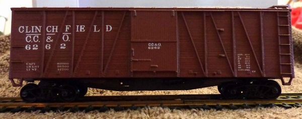 CAROLINA, CLINCHFIELD & OHIO R.R. (clinchfield) OUTSIDE BRACED WOOD BOXCAR HO DECAL SET