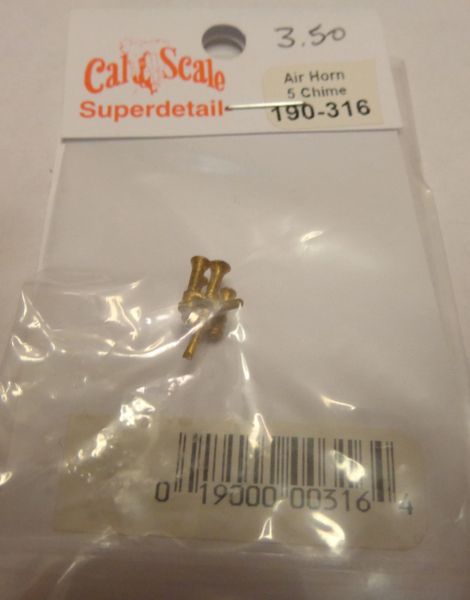 CAL SCALE 190-316 BRASS DETAIL PART. HO SCALE