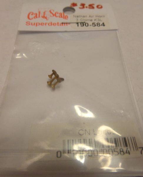 CAL SCALE 190-584 BRASS DETAIL PART. HO SCALE