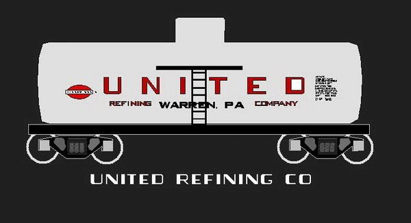 UNITED REFINING TANK CAR HO SCALE DECAL SET.