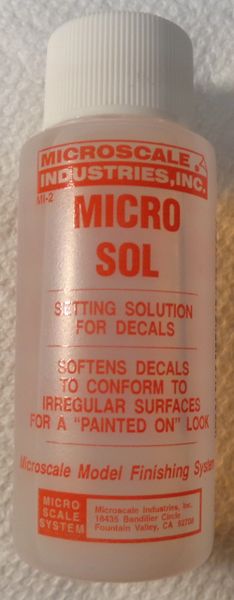 MICRO SOL - Decal softners - Scale models