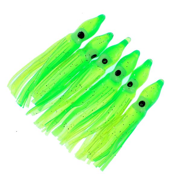 Hunting & Fishing Boone UV Hoochie Rig Green Haze Bait Rigs Lures ...