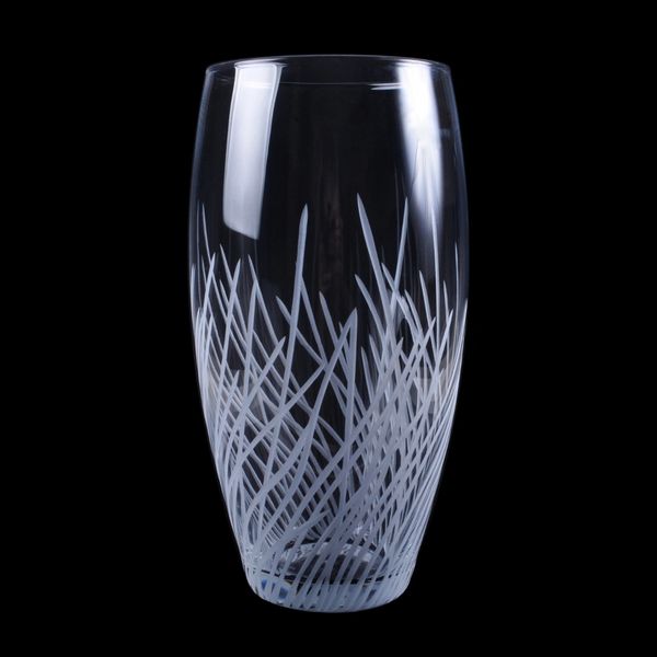 10 25 Polish Etched Glass Vase Home Decor Items Decorative Items