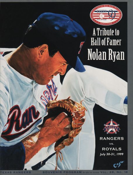 Buy NWT Vintage SALEM Texas Rangers Nolan Ryan Caricature Rocket Online in  India 