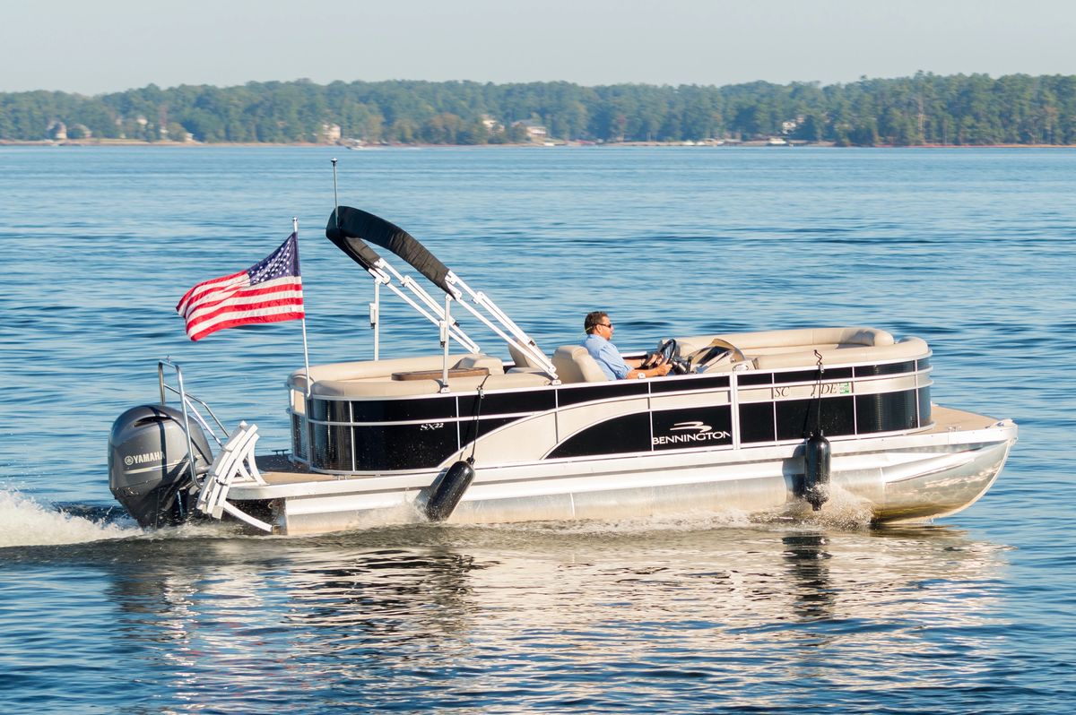 Flag Pole Fenders Rod Holders Clips - Pontoon Boat