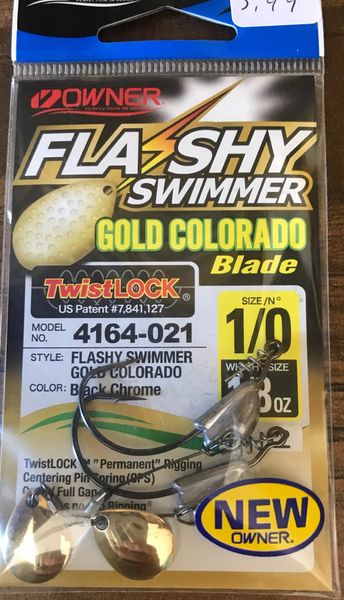 Owner Flashy Swimmer Gold Colorado Blade 1/0-4/0