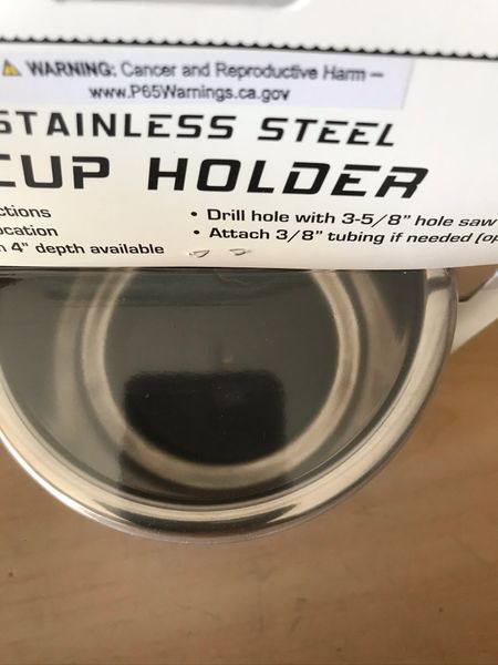 T H Marine Stainless Steel Cup Holder