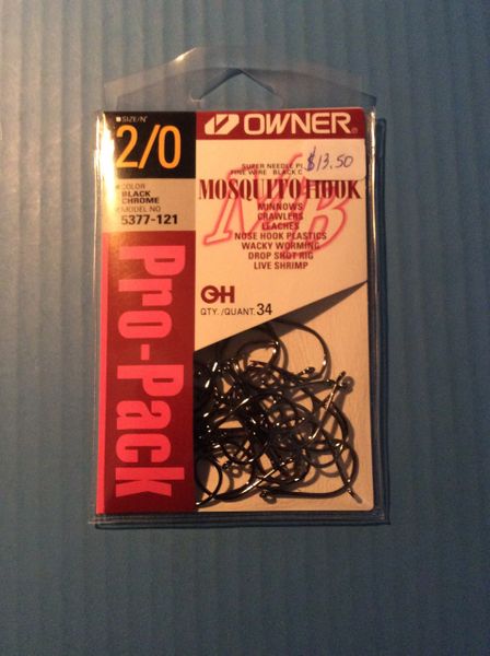 Owner Mosquito Hook Pro Pack 5377-051 Black 6