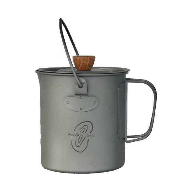 WoodKnot Gear 750ml Coffee Press with wooden knob