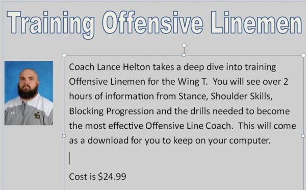 Training Offensive Lineman with Lance Helton