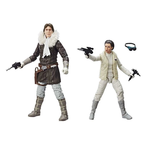 star wars black series hoth leia organa and han solo figures