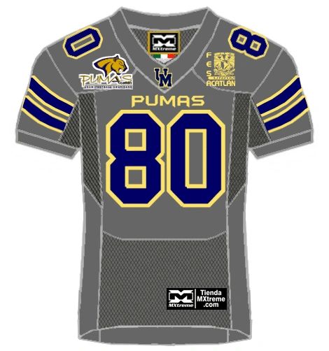 Tienda Pumas Uniforme Pumas Futbol Americano Camiseta Nike Pumas