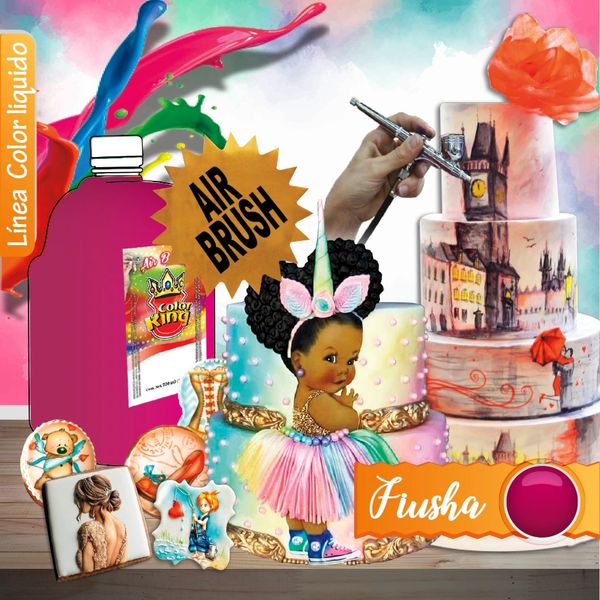 Color Líquido AB Fiusha 1L.