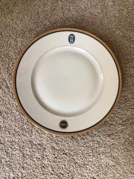 Zeppelin Reederei Porcelain plate