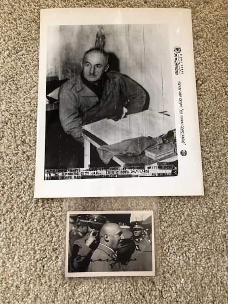 Julius Streicher signed photo