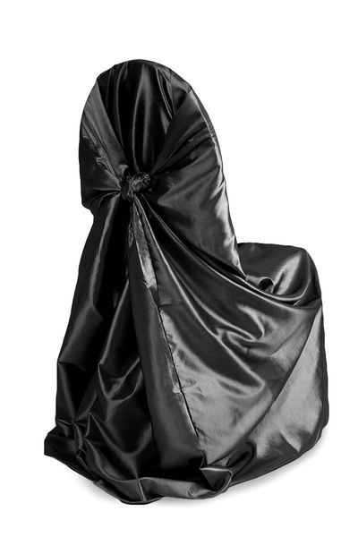 Black Universal Chair Cover | Wedding and Party rentals in Austin