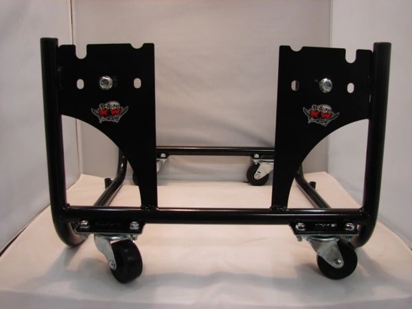 Sprint Car Engine Stand with Wheels by KW | Titanium Bolts