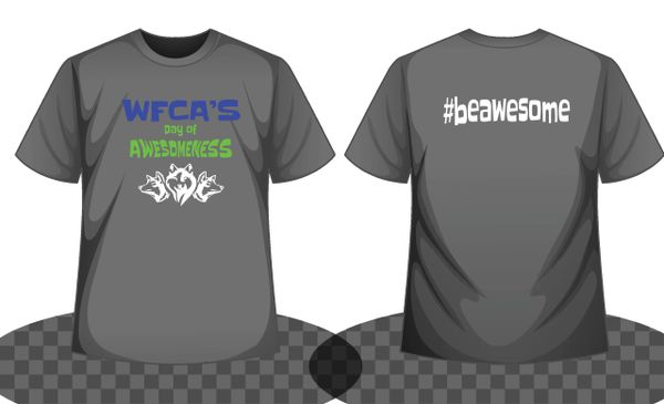 WFCA BE Awesome Tee Shirt - ADULT SIZE