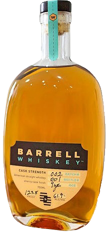 Barrell Straight Whiskey Batch 009