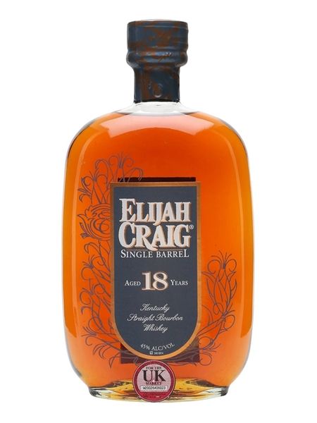 Elijah Craig 18 Year Single Barrel Bourbon Whiskey