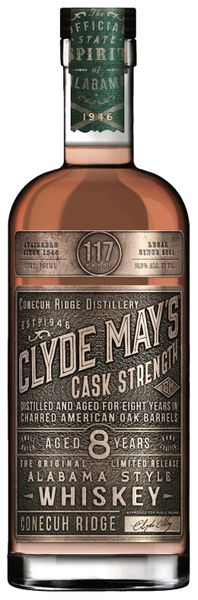 Clyde May's Cask Strength 8 Year Alabama Style Whiskey