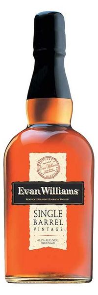 Evan Williams Single Barrel Vintage Bourbon Whiskey