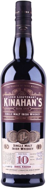 Kinahan’s 10 Year Single Malt Irish Whiskey