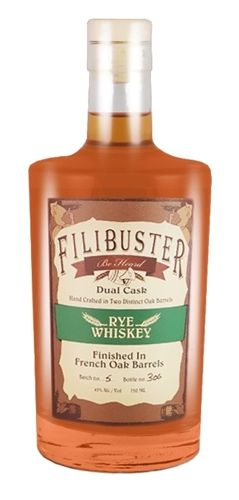 Filibuster Rye Duel Cask Whiskey