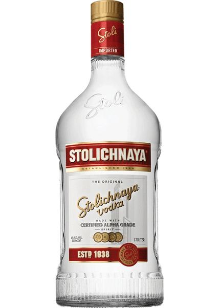 Stolichnaya Vodka 80 Proof (1.75L)