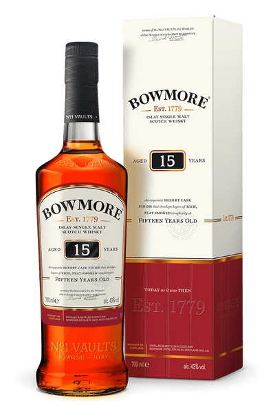 Bowmore Islay Single Malt 15 Year Old Whisky