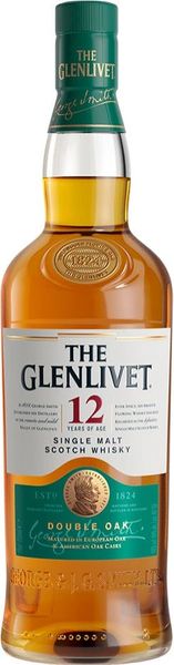 The Glenlivet 12 Year Single Malt Double Oak Scotch Whisky