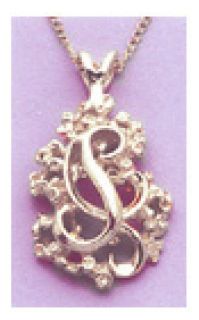 14kt Gold or Sterling Silver Fancy Style Pendant Setting